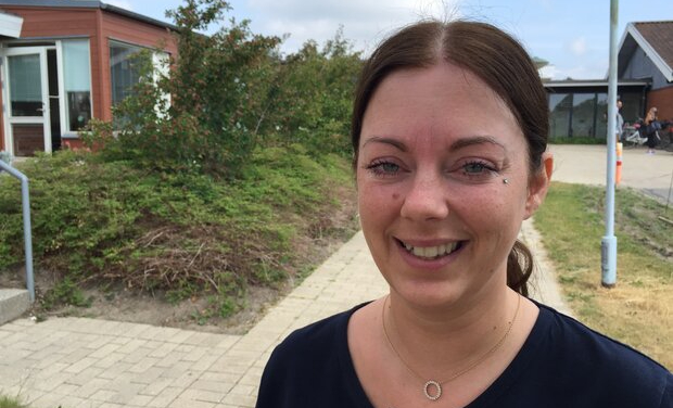 Simone Priis Larsen, Social- og sundhedsassistent, Solgården, Slangerup. Foto: Frederikssund Kommune.