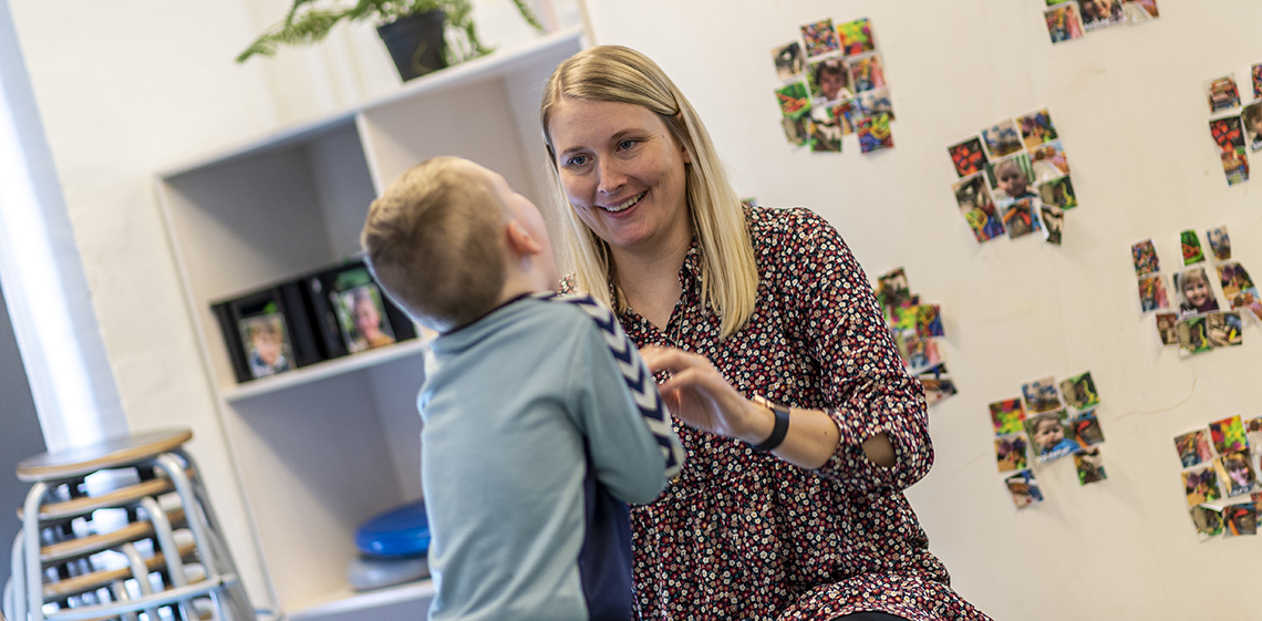 Børnedans i Børnehuset Maglehøj. Foto: Kenneth Jensen.